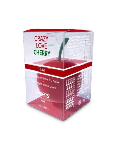 Збуджувальний крем для сосків EXSENS Crazy Love Cherry (8 мл) з жожоба та олією ши, їстівний - Фото №1