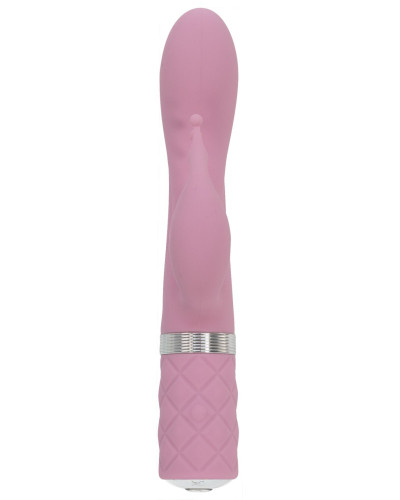 Розкішний вібратор-кролик Pillow Talk - Kinky Pink з кристалом Сваровські, потужний - Фото №2