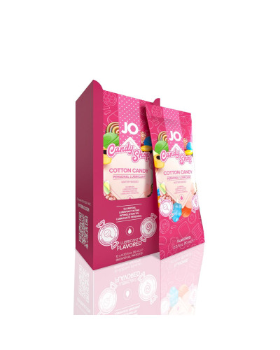 Набір лубрикантів Foil Display Box – JO H2O Lubricant – Cotton Candy – 12 × 10ml - Фото №1
