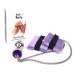 Наручники з металевою анальною пробкою Art of Sex Handcuffs with Metal Anal Plug size M Purple - Фото №1