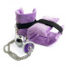 Наручники з металевою анальною пробкою Art of Sex Handcuffs with Metal Anal Plug size M Purple - Фото №5