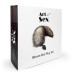 Силіконова анальна пробка з хвостом із натурального хутра Art of Sex size M Artctic fox - Фото №6