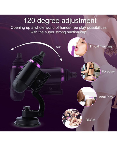 Міні секс-машина Hismith Mini Capsule Sex-Machine with Strong Suction Cup, потужна, перезаряджувана - Фото №4