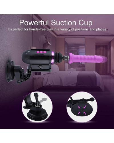 Міні секс-машина Hismith Mini Capsule Sex-Machine with Strong Suction Cup, потужна, перезаряджувана - Фото №7