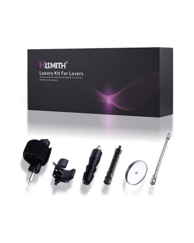 Набір адаптерів для секс-машин Hismith Luxury Kit - KlicLok System Set - Фото №1