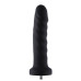 Силіконовий фалоімітатор для секс-машин Hismith 7.1″ Anal Dildo Black, система KlicLok - Фото №3