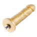 Золотий фалоімітатор Hismith 6.8″ Golden Silicone Dildo, система KlicLok - Фото №1