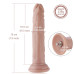 Реалістичний фалоімітатор для секс-машин Hismith 7.5″ Flexible Silicone Dildo, система KlicLok - Фото №8