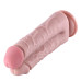 Двойной дилдо для секс-машин Hismith 8.5” Two Cocks One Hole Silicone Dildo - Фото №1