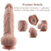Гнучкий фалоімітатор для секс-машин Hismith 9.25″ Silicone Dildo, система KlicLok - Фото №2