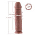 Силіконовий фалоімітатор для секс-машин Hismith 11″ Silicone Dildo, система KlicLok - Фото №4