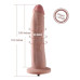 Фалоімітатор 10.2″ з вібрацією для секс-машин Hismith Silicone Dildo with Vibe, KlicLok, пульт ДК - Фото №4