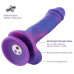 Фаллоимитатор 8.2″ с вибрацией для секс-машин Hismith Purple Silicone Dildo with Vibe, KlicLok - Фото №4