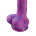Фаллоимитатор 8.2″ с вибрацией для секс-машин Hismith Purple Silicone Dildo with Vibe, KlicLok - Фото №5