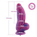 Фалоімітатор для секс-машин Hismith 9.45″ Silicone Fantasy Series Dildo, система кріплення KlicLok - Фото №5