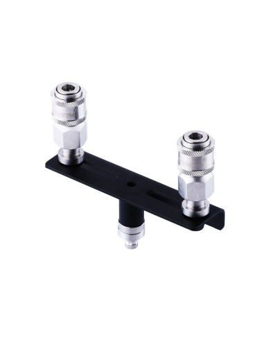 Подвійний конектор для секс-машин Hismith Quick Connector Adapter with Double Head, система KlicLok - Фото №7
