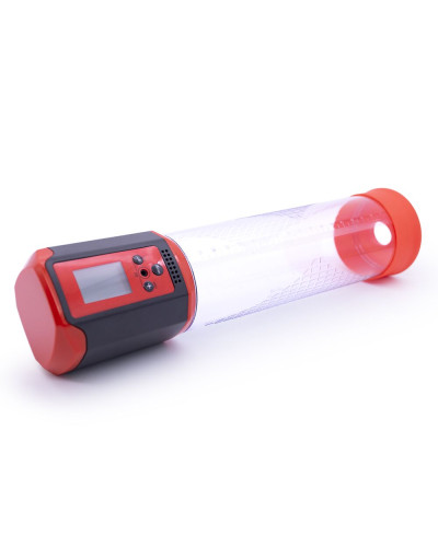 Автоматична вакуумна помпа Men Powerup Passion Pump Red, LED-табло, перезаряджувана, 8 режимів - Фото №3