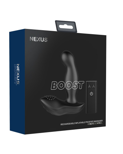 Вібромасажер простати Nexus Boost з надувною головкою, пульт ДК - Фото №7