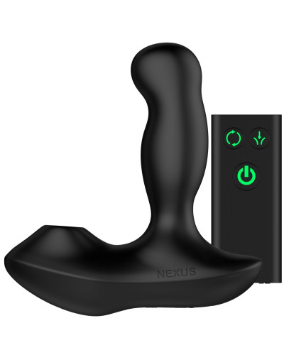 Массажер простаты Nexus Revo Air с вакуумным стимулятором промежности и вращающейся головкой - Фото №1