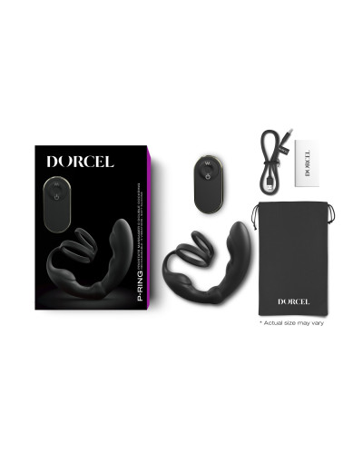 Масажер простати Dorcel P-Ring з ерекційним кільцем та пультом ДК - Фото №5