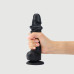 Реалістичний фалоімітатор Strap-On-Me Sliding Skin Realistic Dildo Black XL, ефект рухливої шкіри - Фото №1