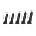 Реалістичний фалоімітатор Strap-On-Me Sliding Skin Realistic Dildo Black XL, ефект рухливої шкіри - Фото №4