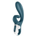 Смарт вибратор кролик Satisfyer Hug Me Bluegrey, 2 мотора, диаметр 4,2см, широкая клиторальная часть - Фото №4