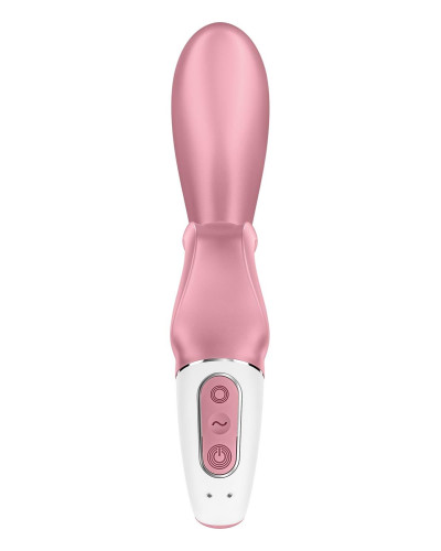 Смарт вибратор кролик Satisfyer Hug Me Pink, 2 мотора, диаметр 4,2см, широкая клиторальная часть - Фото №4