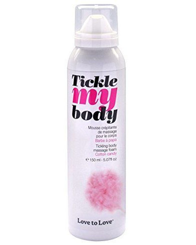 Масажна піна Love To Love TICKLE MY BODY Cotton candy (150 мл) зволожувальна - Фото №1