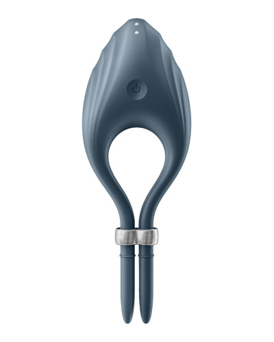 Ерекційне віброкільце-ласо Satisfyer Duelist Dark Blue, 10 режимів, потужний мотор - Фото №3
