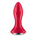Анальна смарт-вібропробка із перлинним масажем Satisfyer Rotator Plug 1+ Red - Фото №4