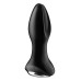 Анальная смарт вибропробка с жемчужным массажем Satisfyer Rotator Plug 2+ Black - Фото №5