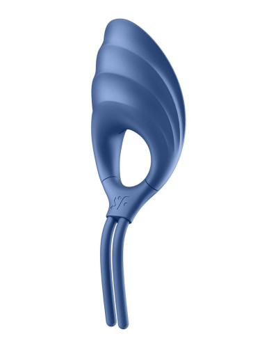 Эрекционное виброкольцо лассо Satisfyer Swordsman Blue, крепкая фиксация, 10 режимов, мощный мотор - Фото №1