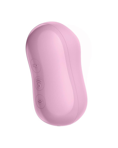 Вакуумный стимулятор с вибрацией Satisfyer Cotton Candy Lilac - Фото №6