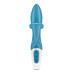 Вібратор-кролик із потрійним відростком Satisfyer Embrace me Turquoise, 2 мотори, діаметр 3,6 см - Фото №5
