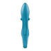 Вібратор-кролик із потрійним відростком Satisfyer Embrace me Turquoise, 2 мотори, діаметр 3,6 см - Фото №6