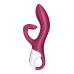 Вібратор-кролик із потрійним відростком Satisfyer Embrace me Berry, 2 мотори, діаметр 3,6 см - Фото №2