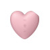 Вакуумный стимулятор-сердечко с вибрацией Satisfyer Cutie Heart Light Red - Фото №6
