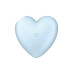 Вакуумный стимулятор-сердечко с вибрацией Satisfyer Cutie Heart Blue - Фото №4