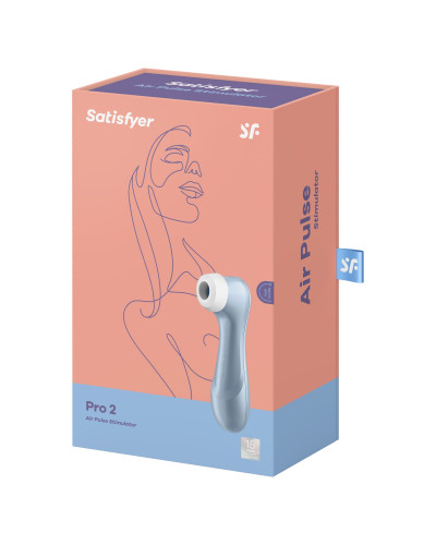 Вакуумний кліторальний стимулятор Satisfyer Pro 2 Blue - Фото №9