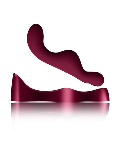 Універсальний sit-on-top вібратор Rocks Off Ruby Glow Blush, пульт ДК - Фото №1