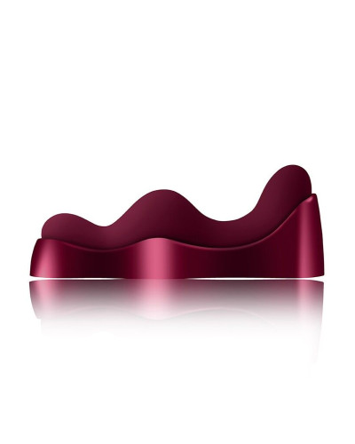 Універсальний sit-on-top вібратор Rocks Off Ruby Glow Blush, пульт ДК - Фото №4