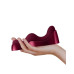 Універсальний sit-on-top вібратор Rocks Off Ruby Glow Blush, пульт ДК - Фото №7