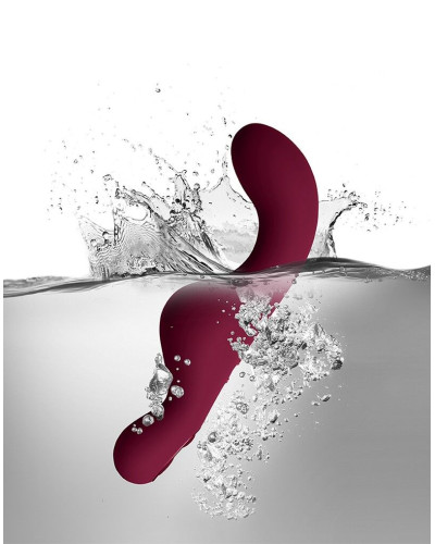 Універсальний sit-on-top вібратор Rocks Off Ruby Glow Blush, пульт ДК - Фото №9