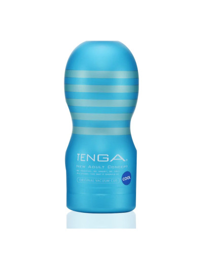 Мастурбатор Tenga Deep Throat Cup Cool Edition з охолоджувальним лубрикантом (глибоке горло) - Фото №1