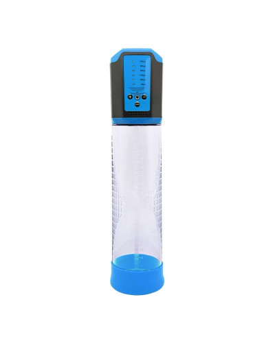 Автоматична вакуумна помпа Men Powerup Passion Enlargement system Blue, перезаряджувана, 5 режимів - Фото №1