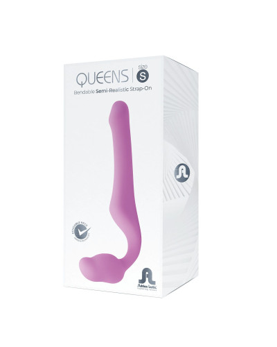 Безремневой страпон Adrien Lastic Queens S, регулируемый изгиб, диаметр 3 см - Фото №4