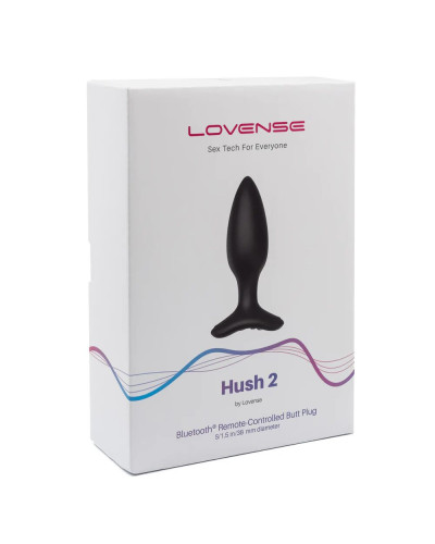 Анальна смарт-вібропробка Lovense Hush 2, розмір S - Фото №4