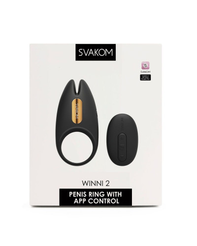 Ерекційне віброкільце Svakom Winni 2, керування зі смартфона, пульт ДК - Фото №8