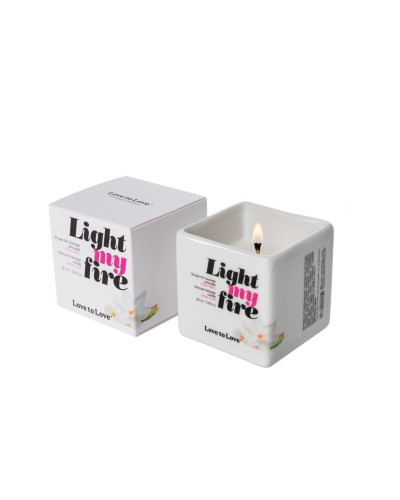 Масажна свічка Love To Love LIGHT MY FIRE Musc (80 мл) без парабенів і консервантів - Фото №2